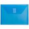 JAM Paper 5.5" x 7.5" Plastic Hook & Loop Closure Envelopes, 12ct.